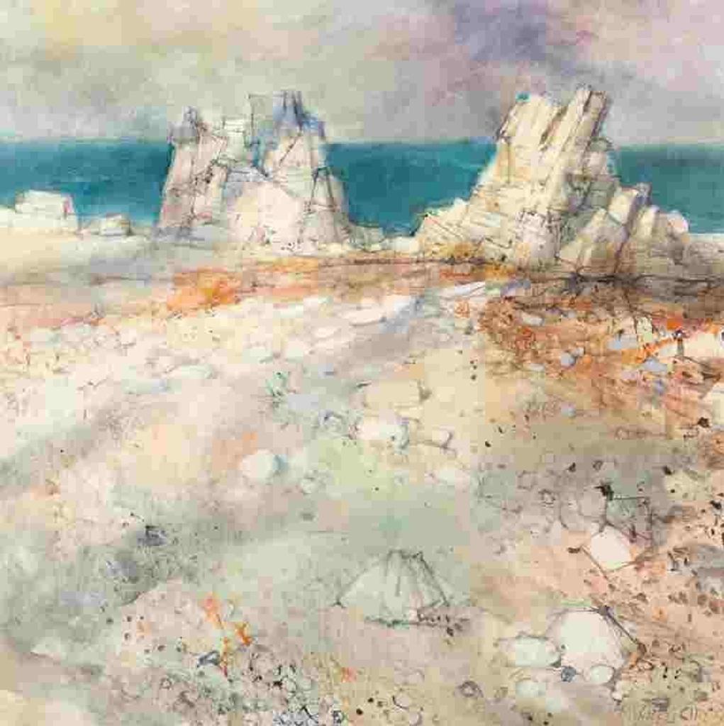 Michael Ciry (1919-2018) - Cliffs at L'Illiac (Normandy)