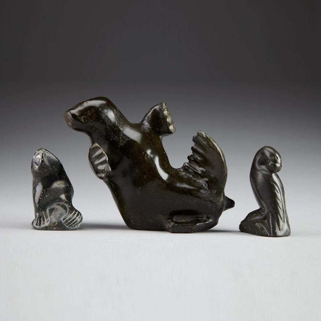 Levi Alasua Pirti Smith (1927-1986) - Transformation; Bird And Seal Transformation; Seal