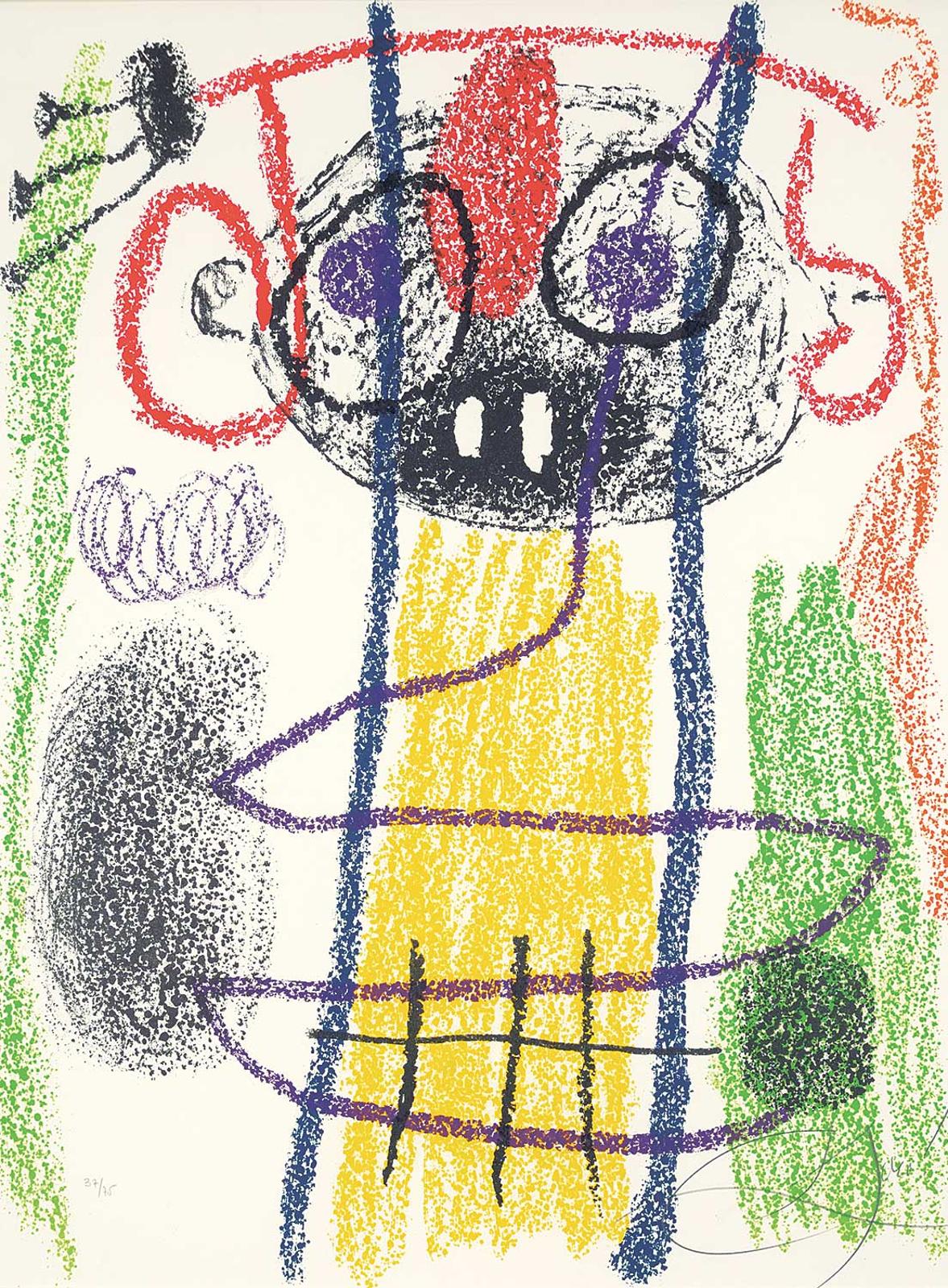 Joan Miró (1893-1983) - Album 21 Plate.12  #37/75