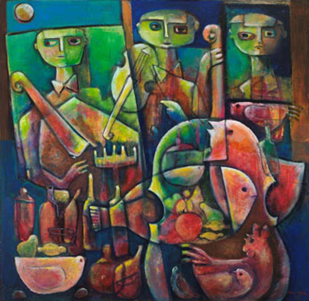 Fahri Aldin (1950) - Three Musicians