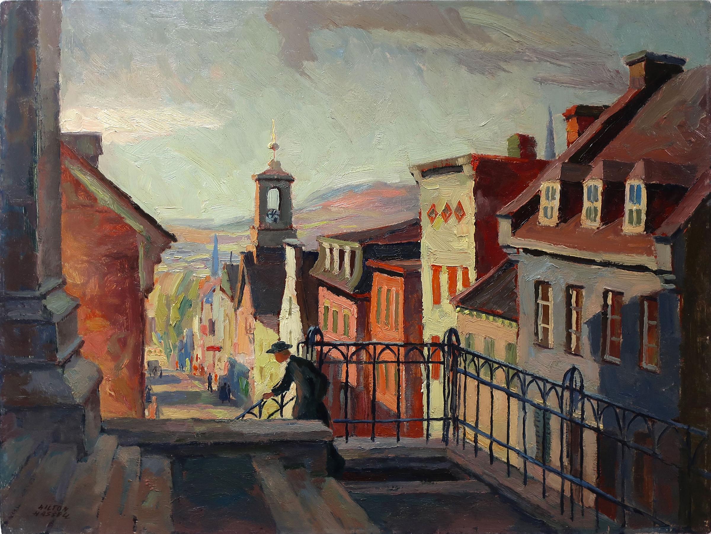 Hilton MacDonald Hassell (1910-1980) - Rue St. Stanislas, Quebec