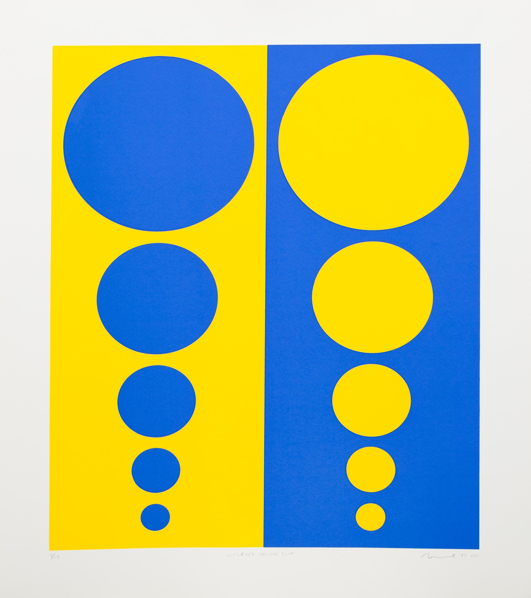 Daniel Villeneuve - Warling yellow blue , 1992