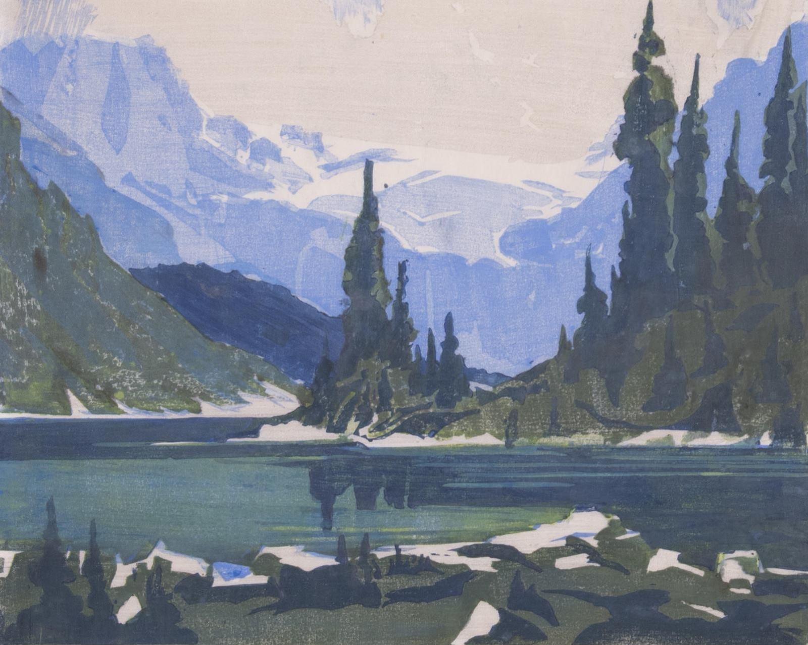 Barbara Harvey Leighton (1911-1986) - Evening, Bow Lake