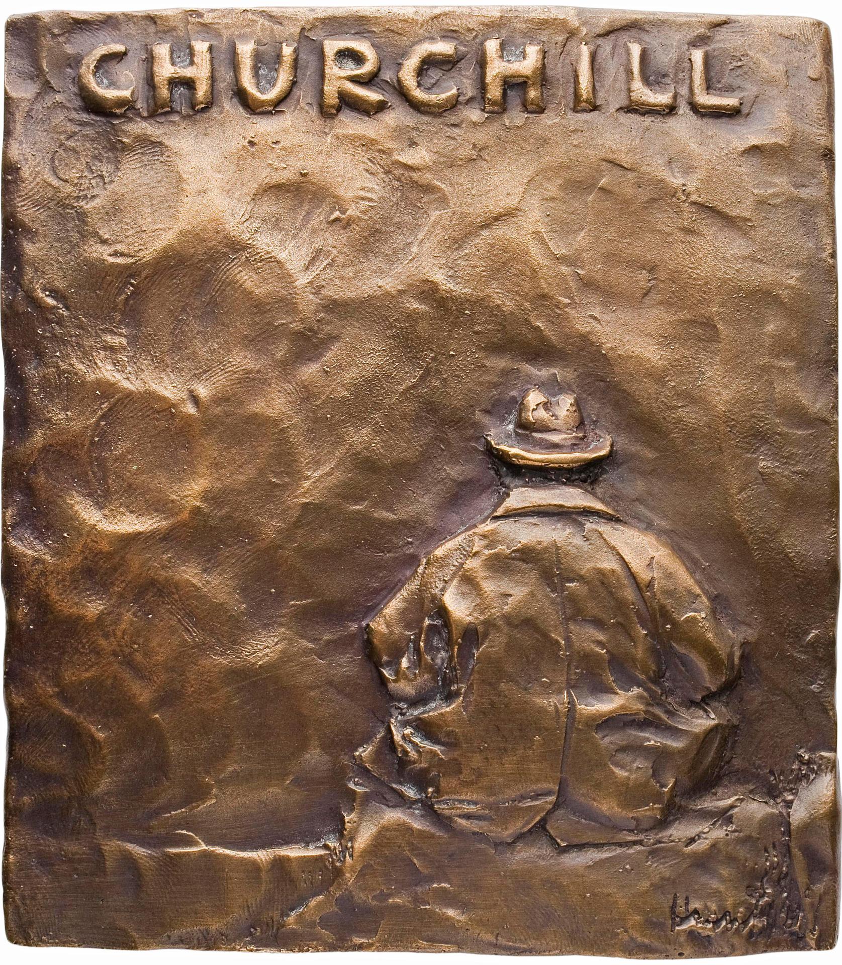 Dora de Pedery-Hunt (1913-2008) - Churchill Memorial Plaque, 1967