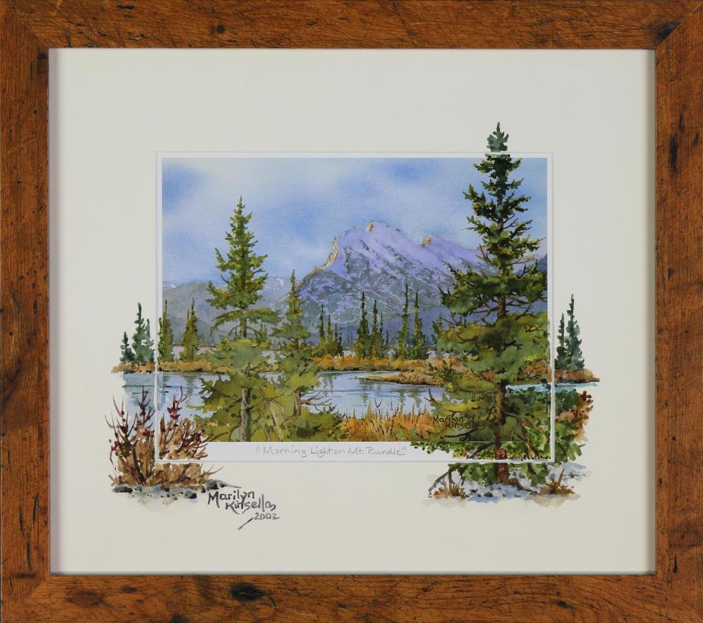 Marilyn Kinsella - Morning Light on Mount Rundle