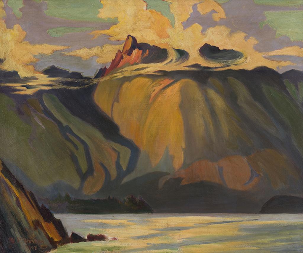 William Percival (W.P.) Weston (1879-1967) - Evening, Howe Sound