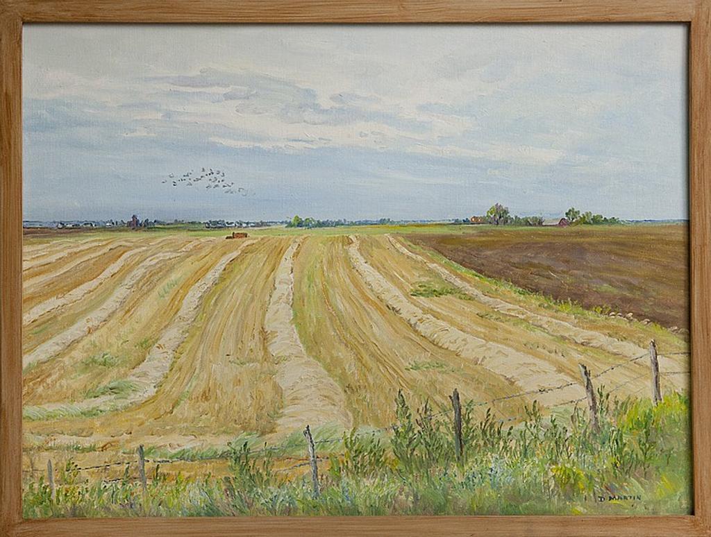 Dorothy Martin (1909-1984) - Autumn Fields Near Trekawa