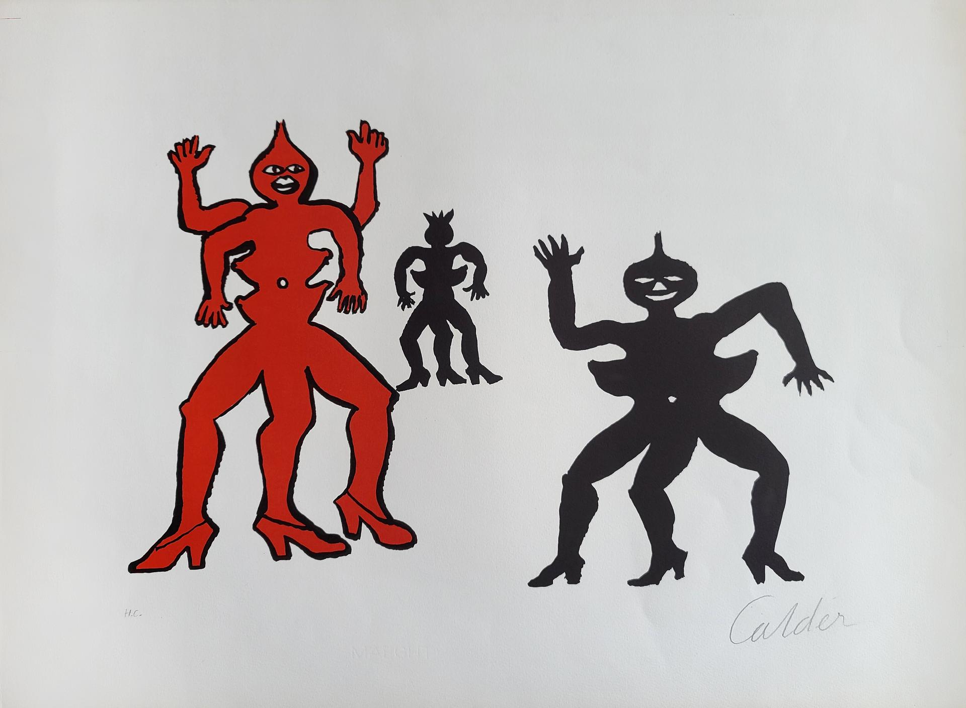 Alexander Calder (1898-1976) - Une famille de là-bas, 1975