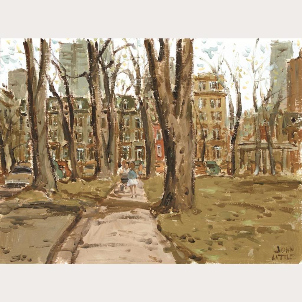 John Geoffrey Caruthers Little (1928-1984) - Autumn, Mcgill Campus, Montreal, ‘62