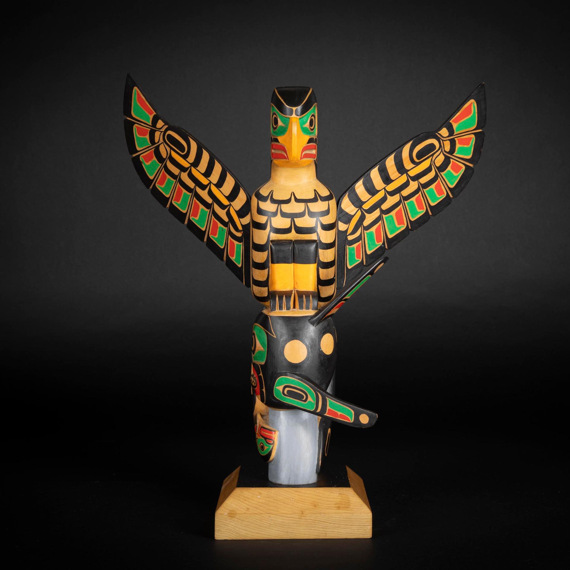 Lloyd Wadhams Sr. - Kwakiutl Totem, 1985