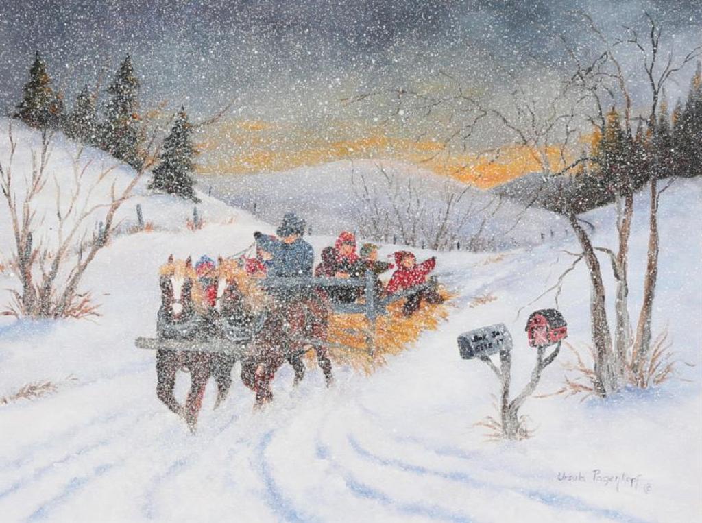 Ursula Pagenkopf - Children On A Winter Hayride