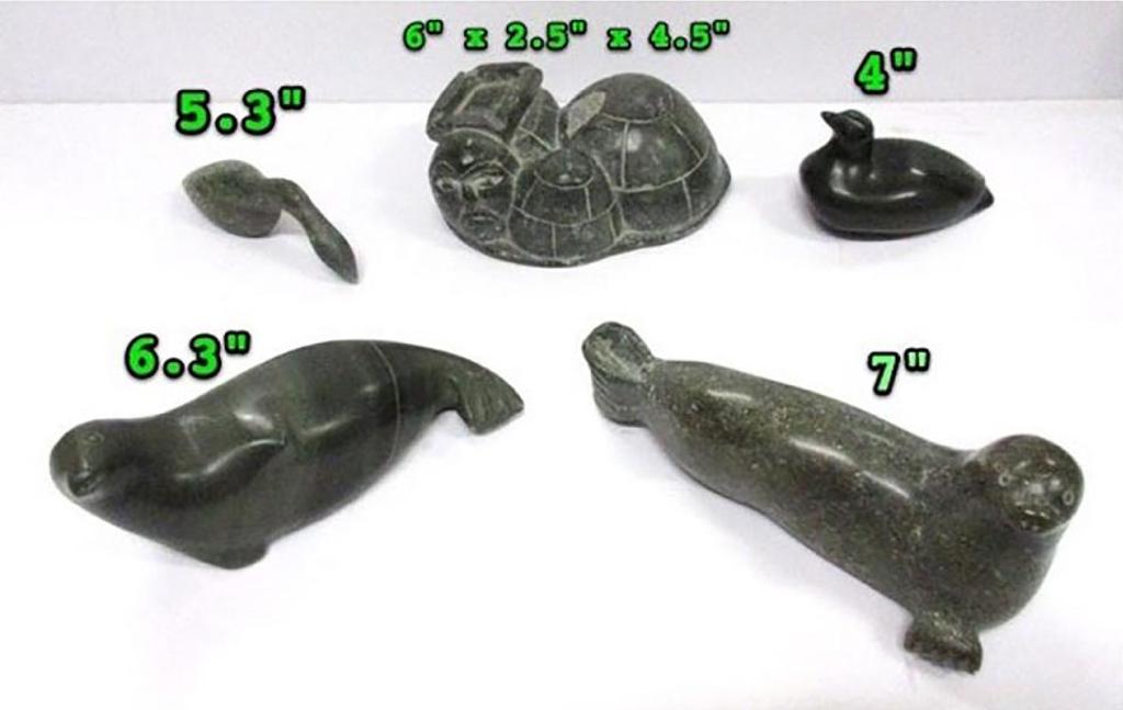 Inuit - Two Seals; Two Birds; Igloo/Tray