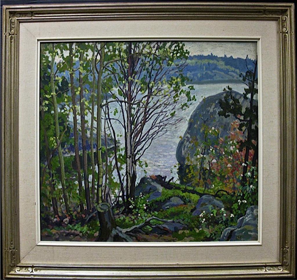 Frederick Stanley Haines (1879-1960) - Coastal Lake Scene