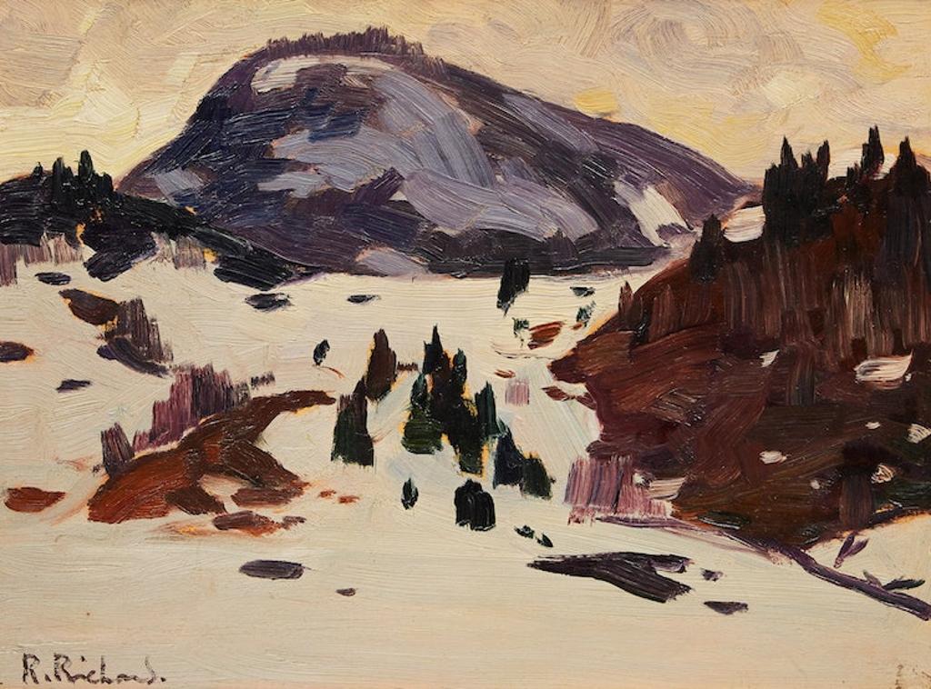 René Jean Richard (1895-1982) - Winter, Quebec