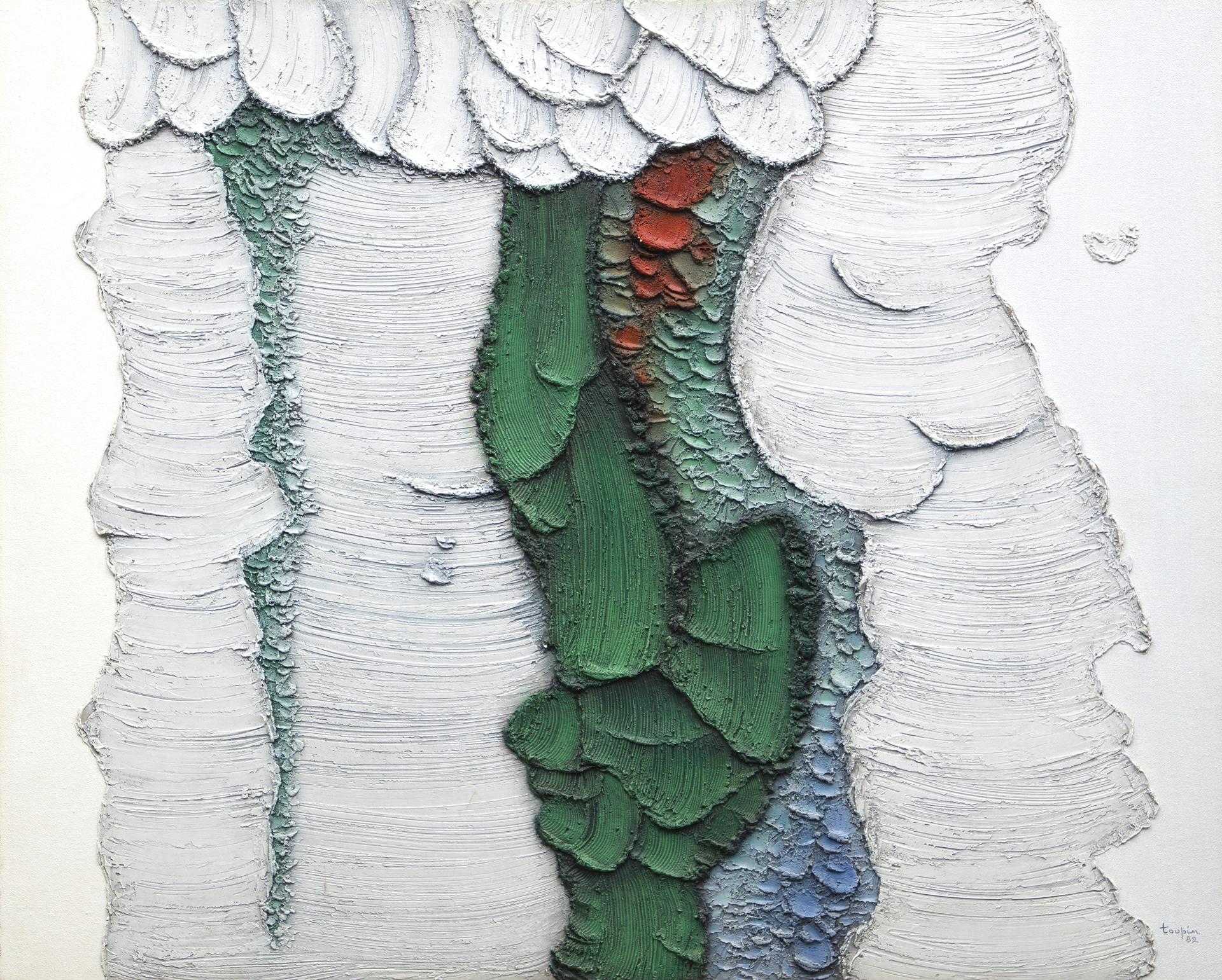 Fernand Toupin (1930-2009) - Verts en cascade, 1982