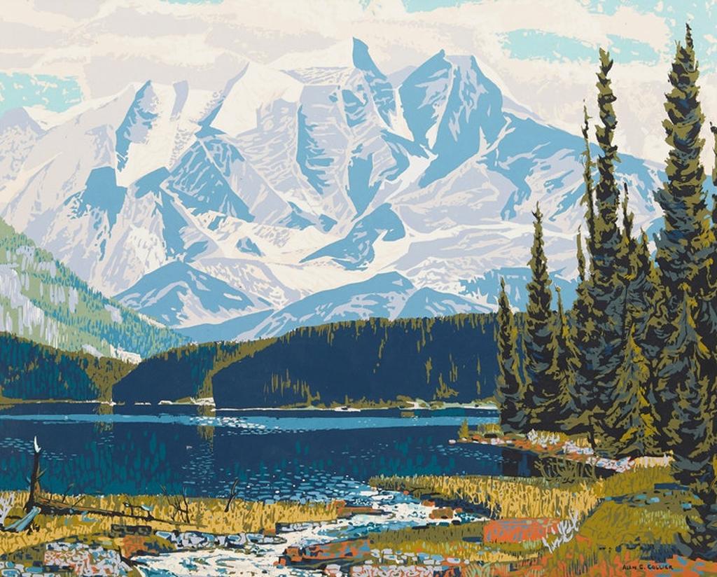 Alan Caswell Collier (1911-1990) - Emerald Lake (trimmed)