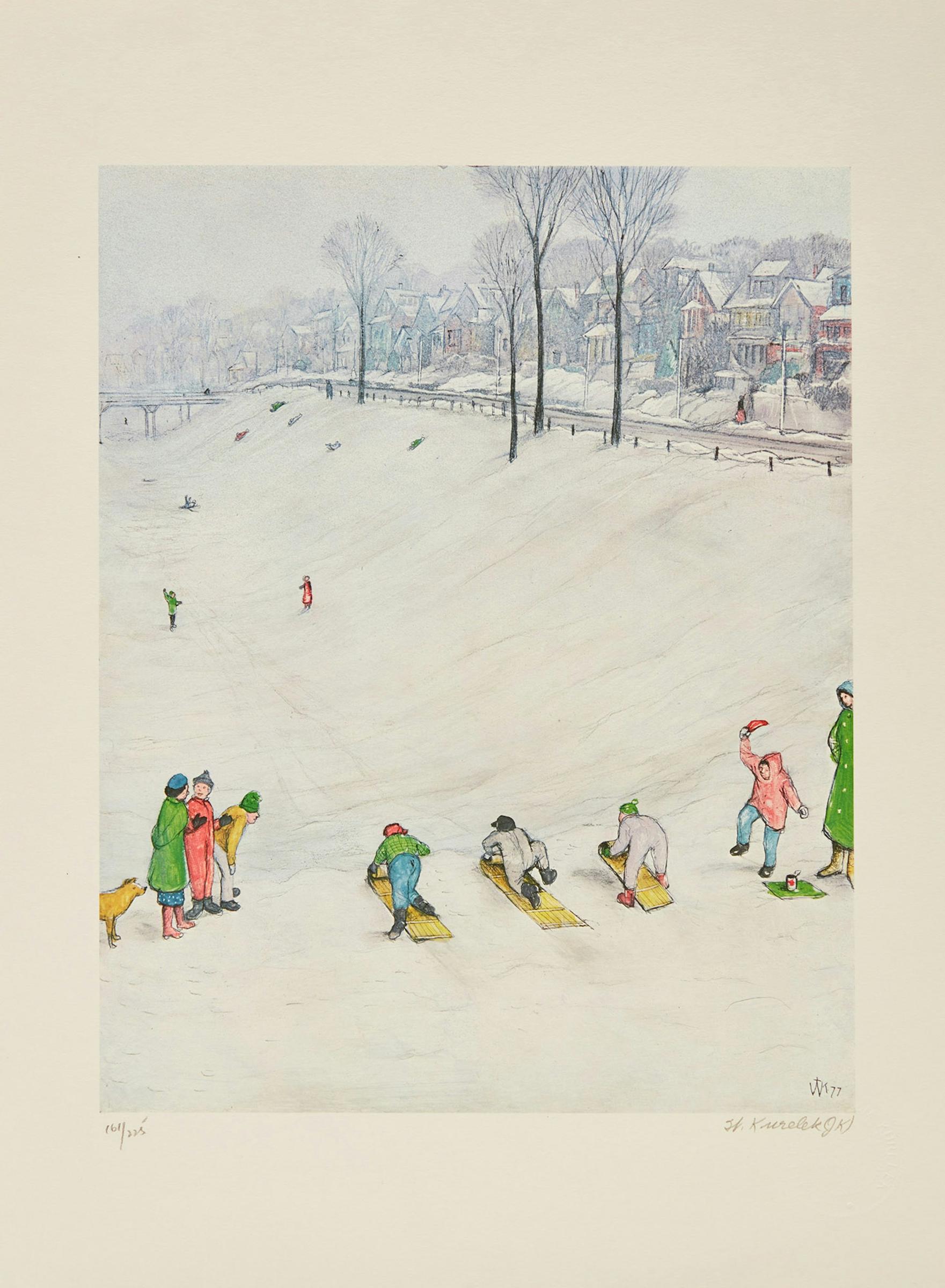 William Kurelek (1927-1977) - Sports Portfolio