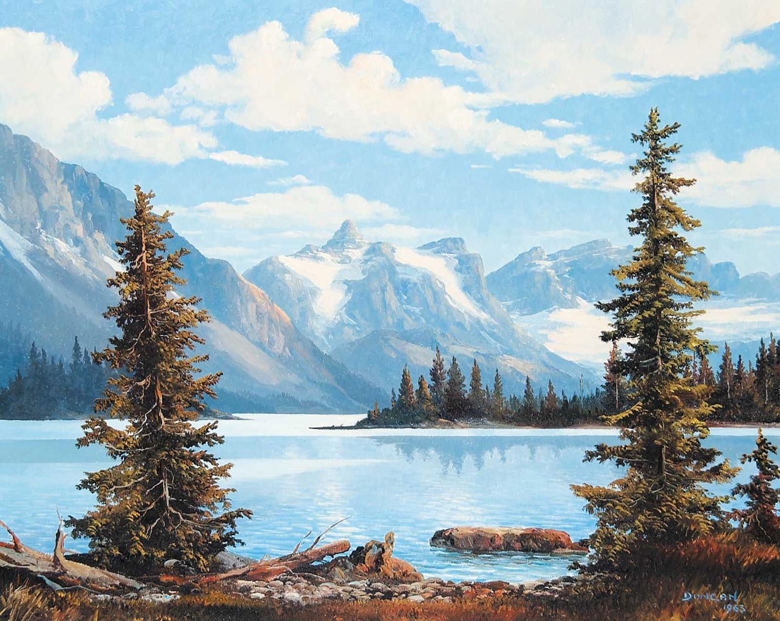Duncan Mackinnon Crockford (1922-1991) - Marvel Lake, Alberta
