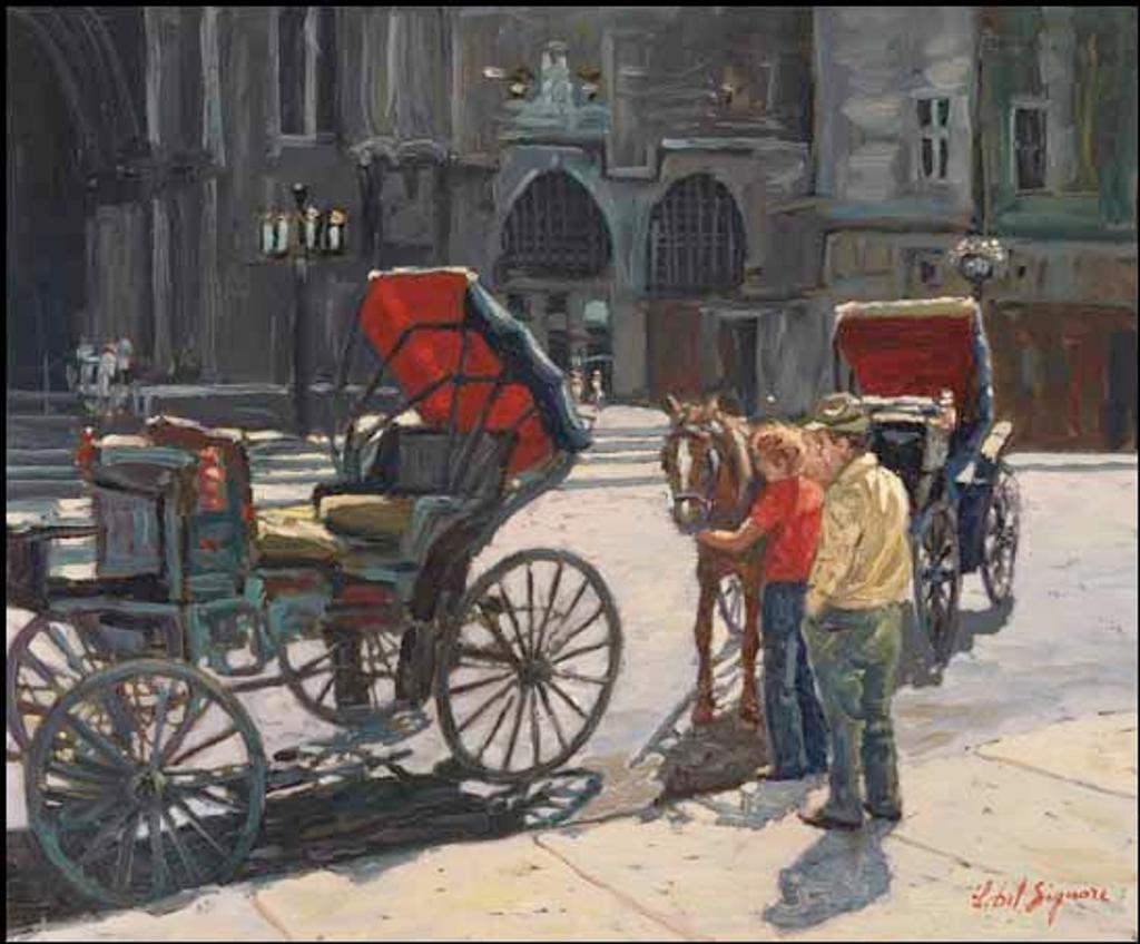 Littorio Del Signore (1938) - Montreal, Horse-drawn Cabs