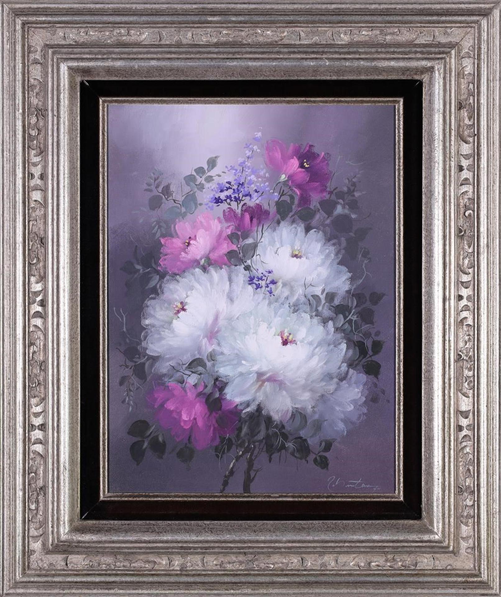 Victor Santos (1934-2003) - Untitled, Bouquet with Peonies