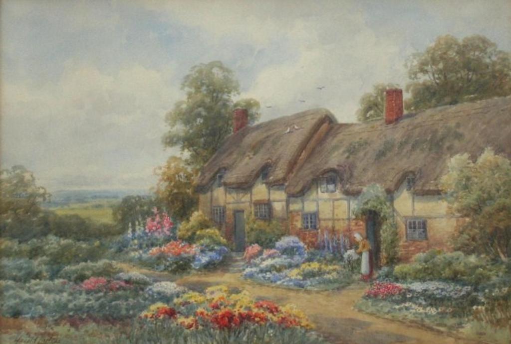 Harold Lawes British (1865-1940) - Anne Hathaway's Cottage