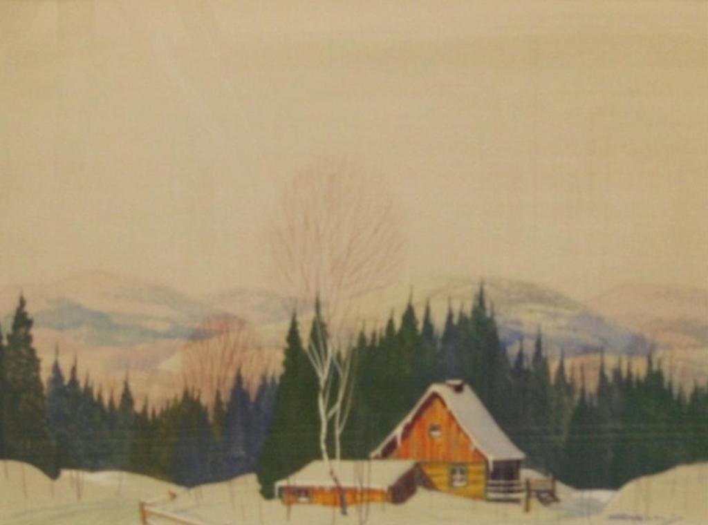 Graham Norble Norwell (1901-1967) - Chalet In Winter