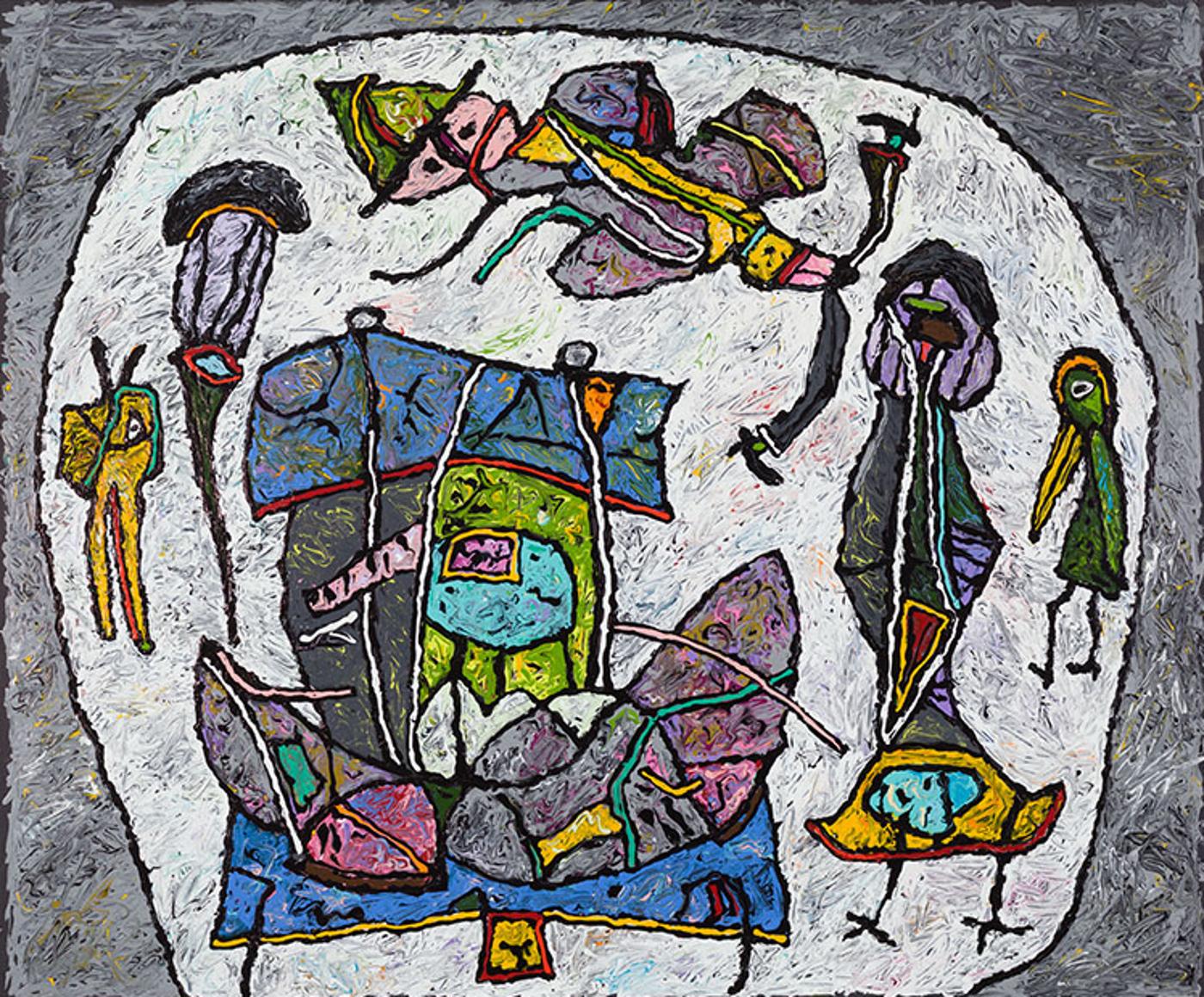Alden Mason (1919-2013) - Half Moon