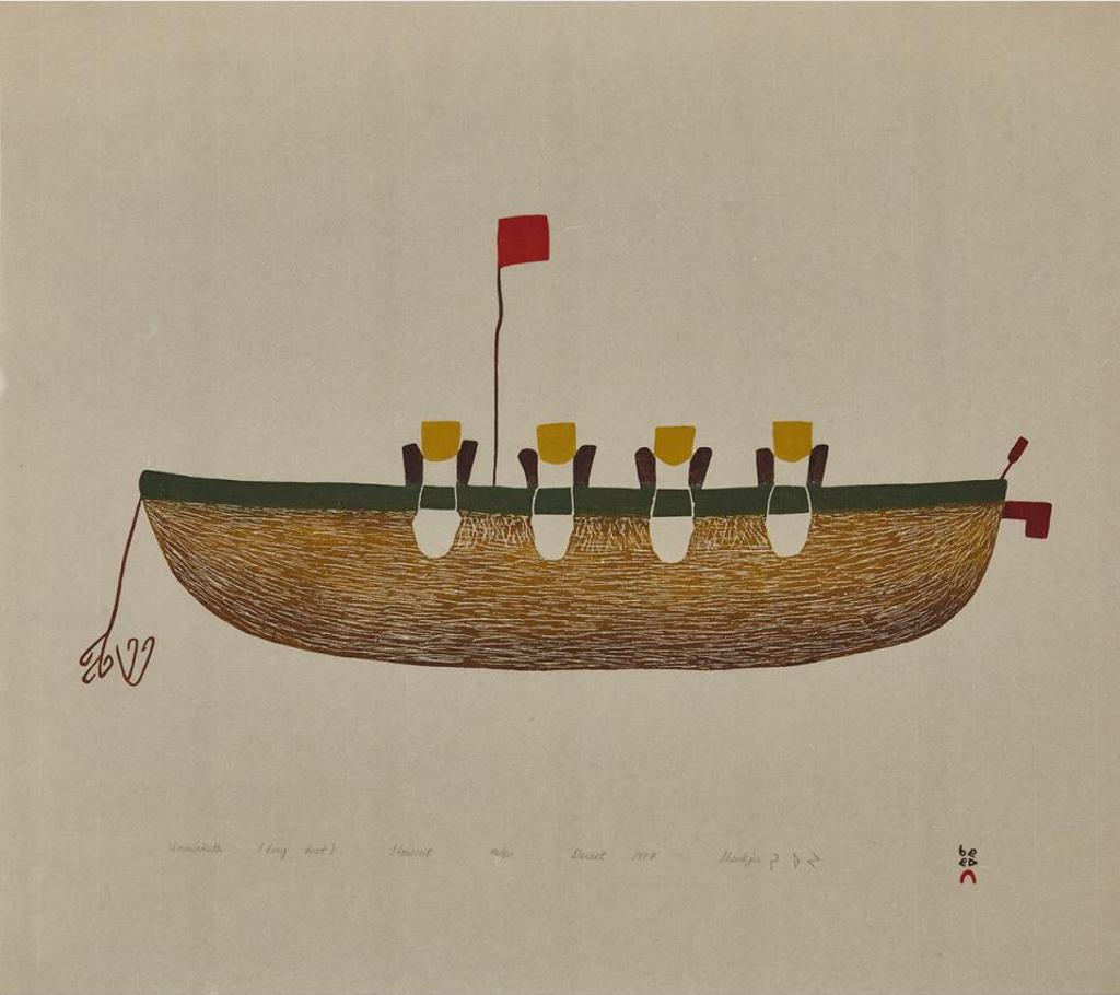 Sheojuk Etidlooie (1932-1999) - Umiakuta (Long Boat)