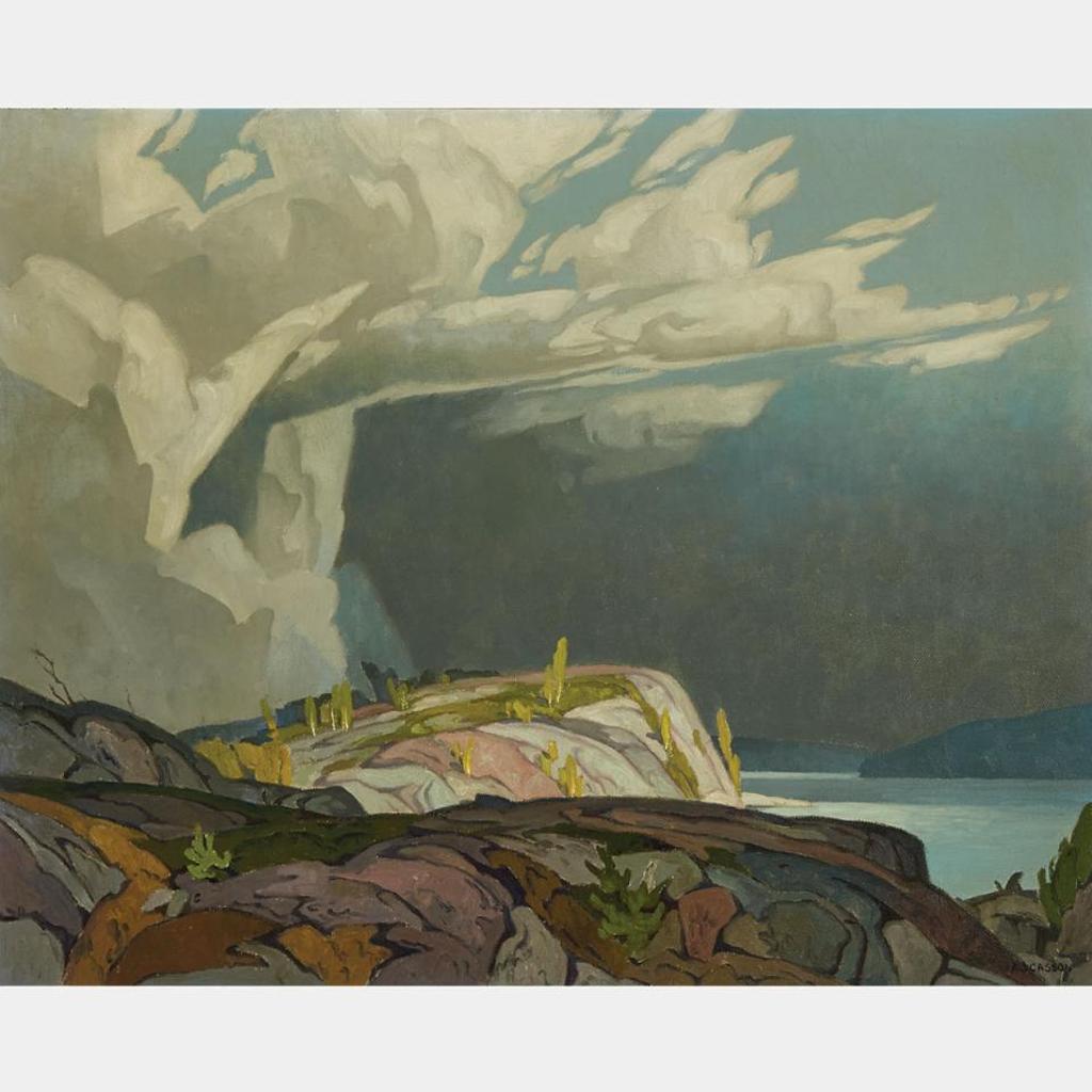 Alfred Joseph (A.J.) Casson (1898-1992) - Summer Storm - Byng Inlet
