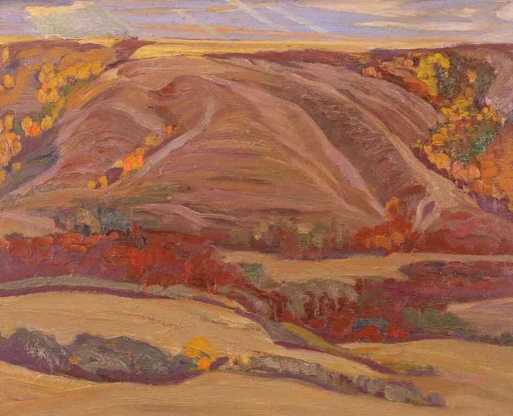 Illingworth Holey (Buck) Kerr (1905-1989) - Boggy Creek Hills (Boggy Creek Valley Autumn); 1927