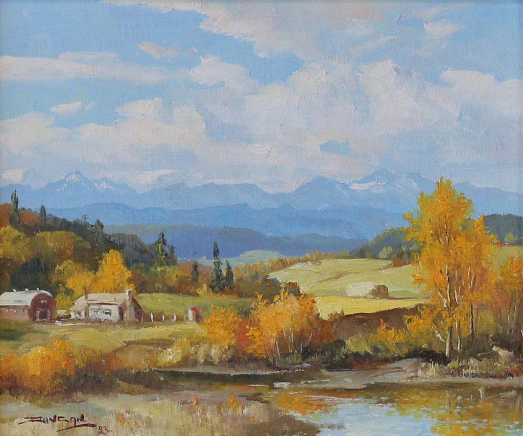 Duncan Mackinnon Crockford (1922-1991) - Archie Campbell Homestead Nr. Turner Valley, Alberta; 1983