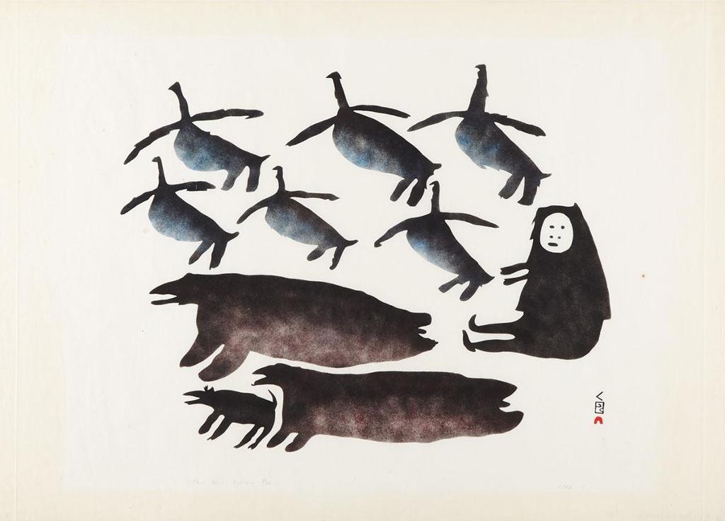 Parr (1893-1969) - Geese, Man And Animals