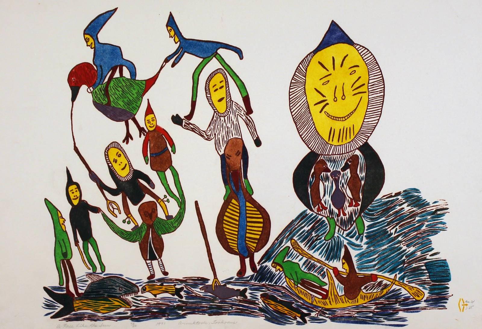 Ruth Annaqtuusi (Annuktoshe) Tulurialik (1934) - A Face Like The Sun; 1971