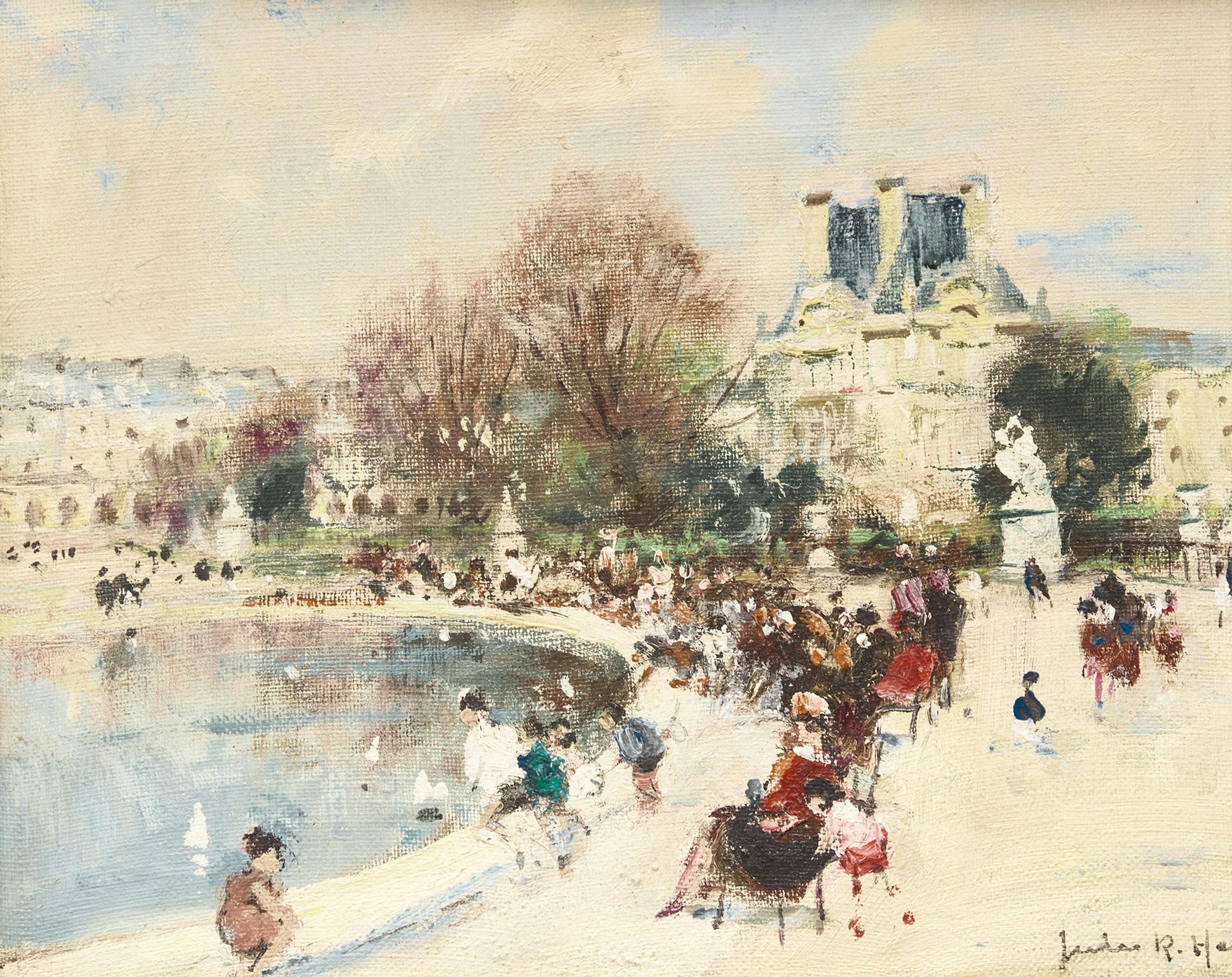 Jules Rene Herve (1887-1981) - Bassin des Tuileries