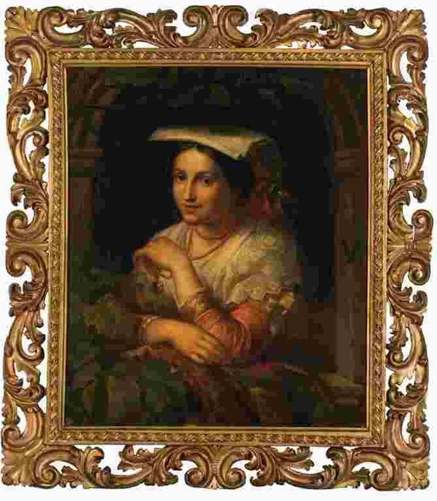 Giuseppe Mazzolini (1806-1876) - Girl in Red Dress