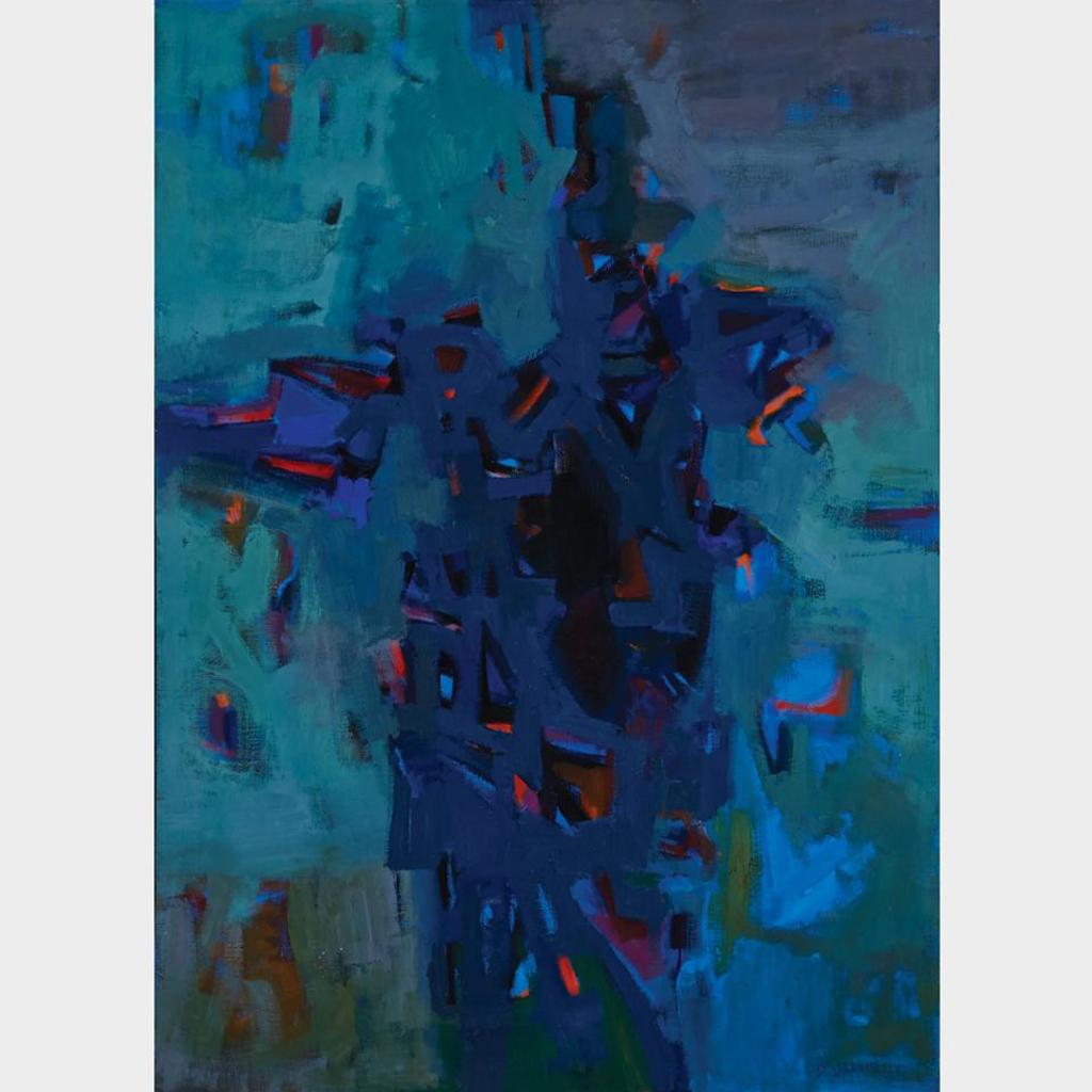 Donald Alvin Jarvis (1923-2001) - Blue Figure Ii, 1962