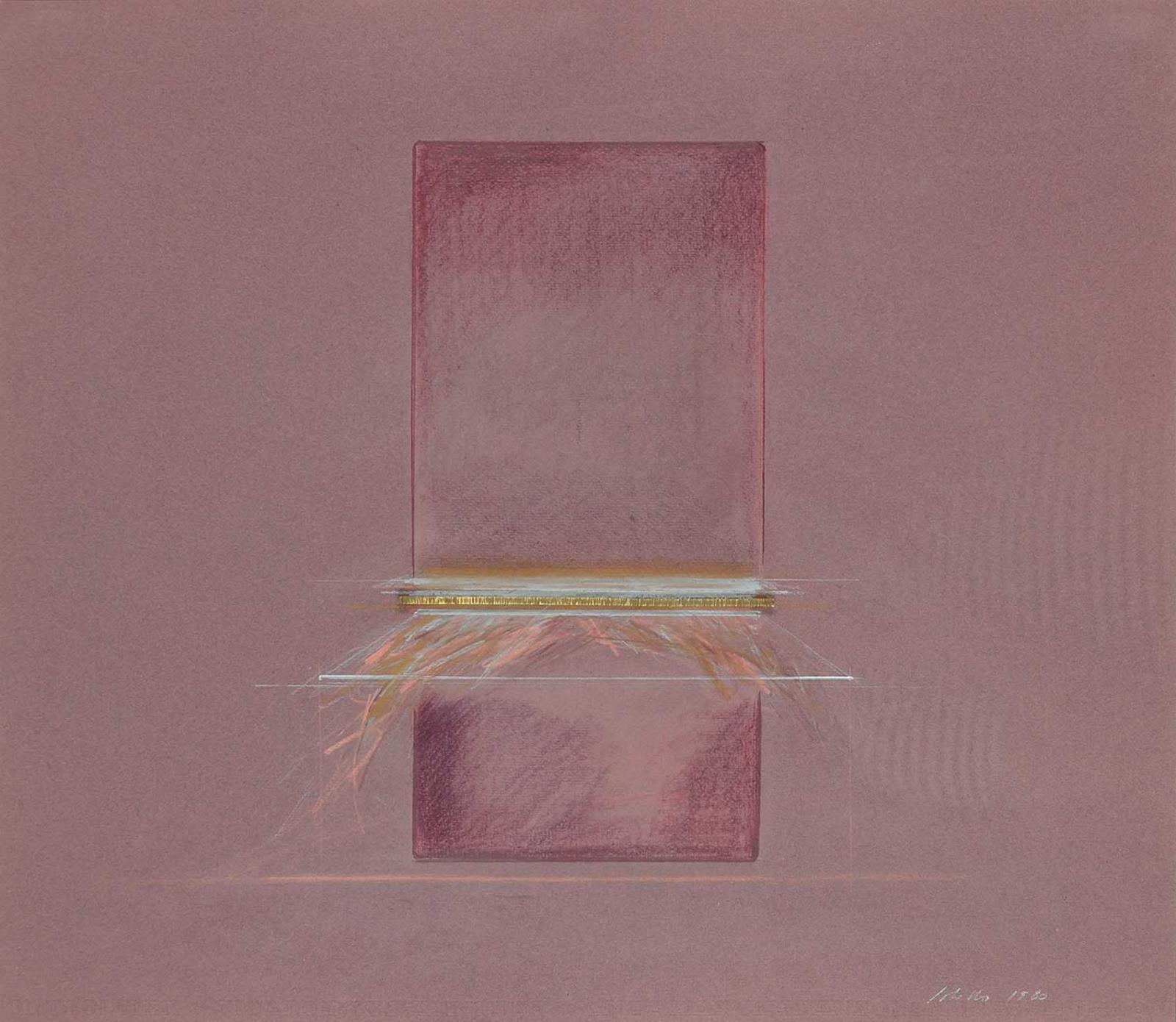 Peter Lobello (1935-2007) - Untitled - Purple Background