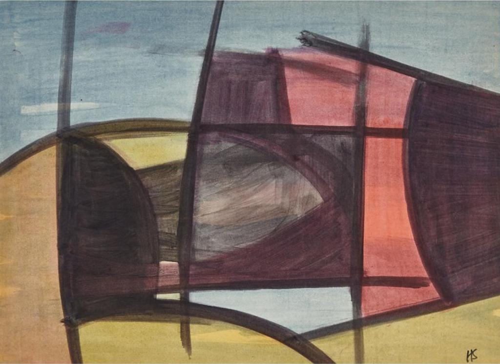 Hermon Shapiro (1933) - Untitled Abstract