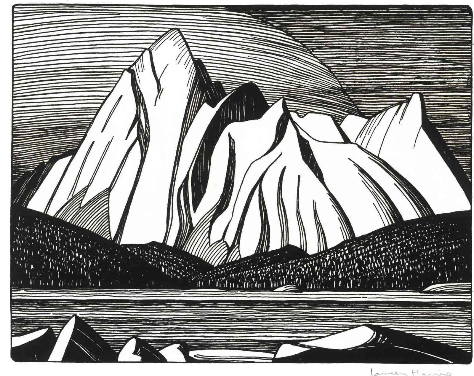 Lawren Stewart Harris (1885-1970) - Mount Samson, Jasper Park; 1925