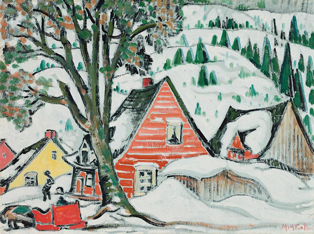 Marc-Aurèle Fortin (1888-1970) - Ste. Rose, Winter, Quebec