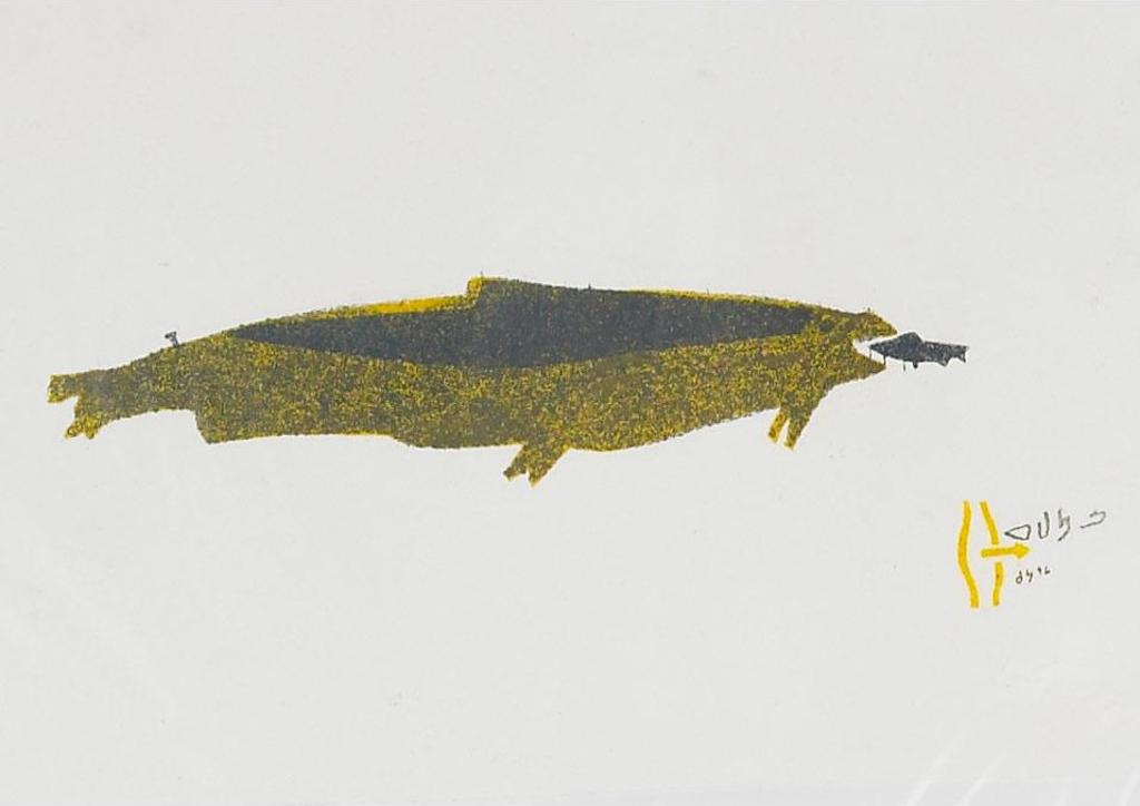 Luke H.Amitnaaq Anguhadluq (1895-1982) - Untitled (A Fish)