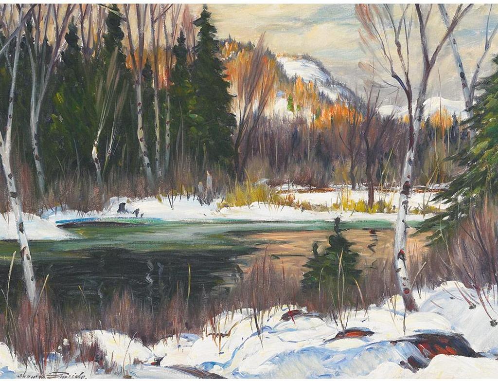 Thomas Hilton Garside (1906-1980) - Winter Scene With River