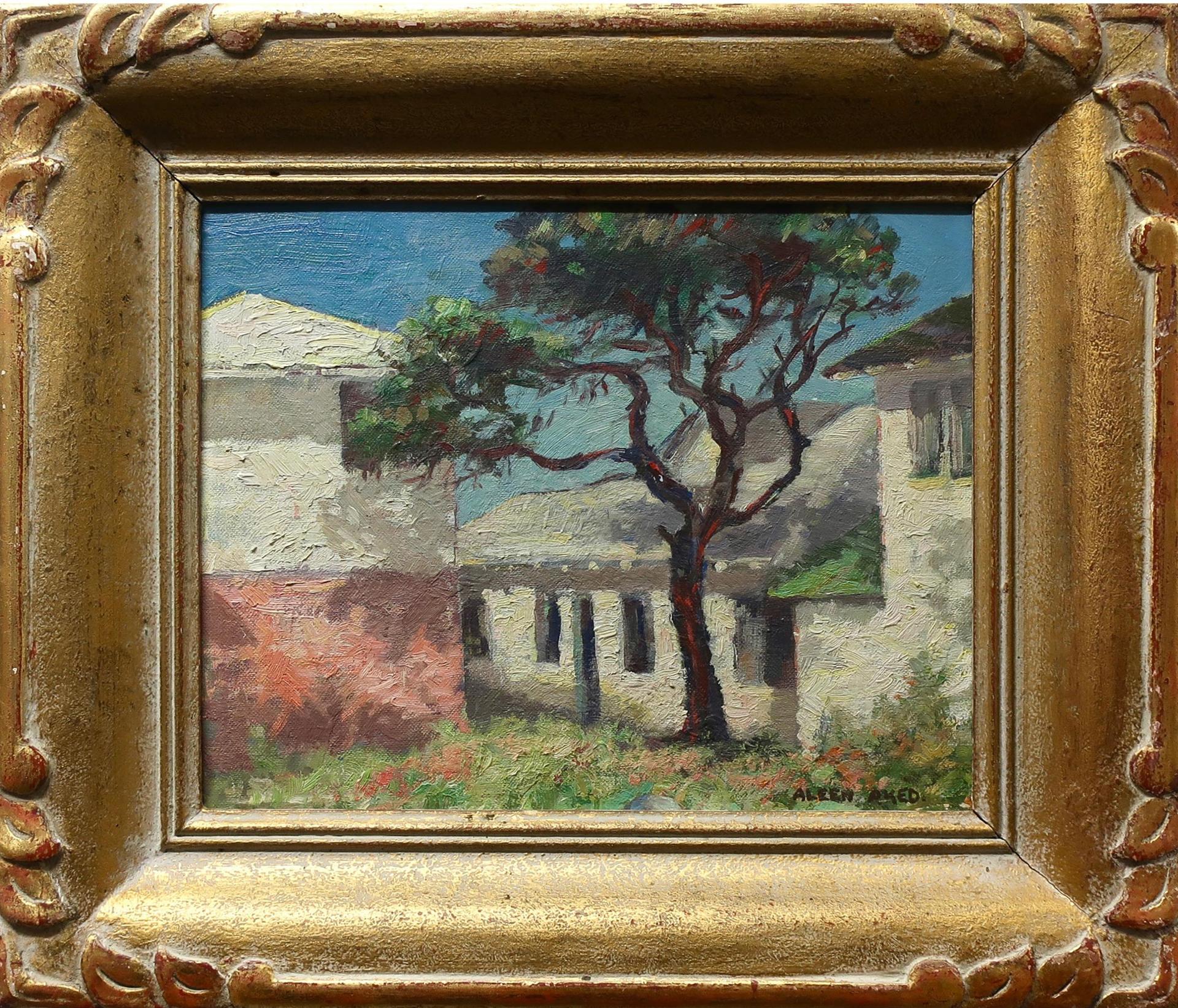 Aleen Akeed - Untitled (Village Study With Tree)