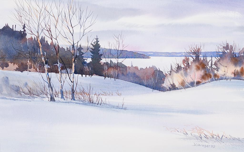 Jim C. Brager (1938) - Winter Landscape