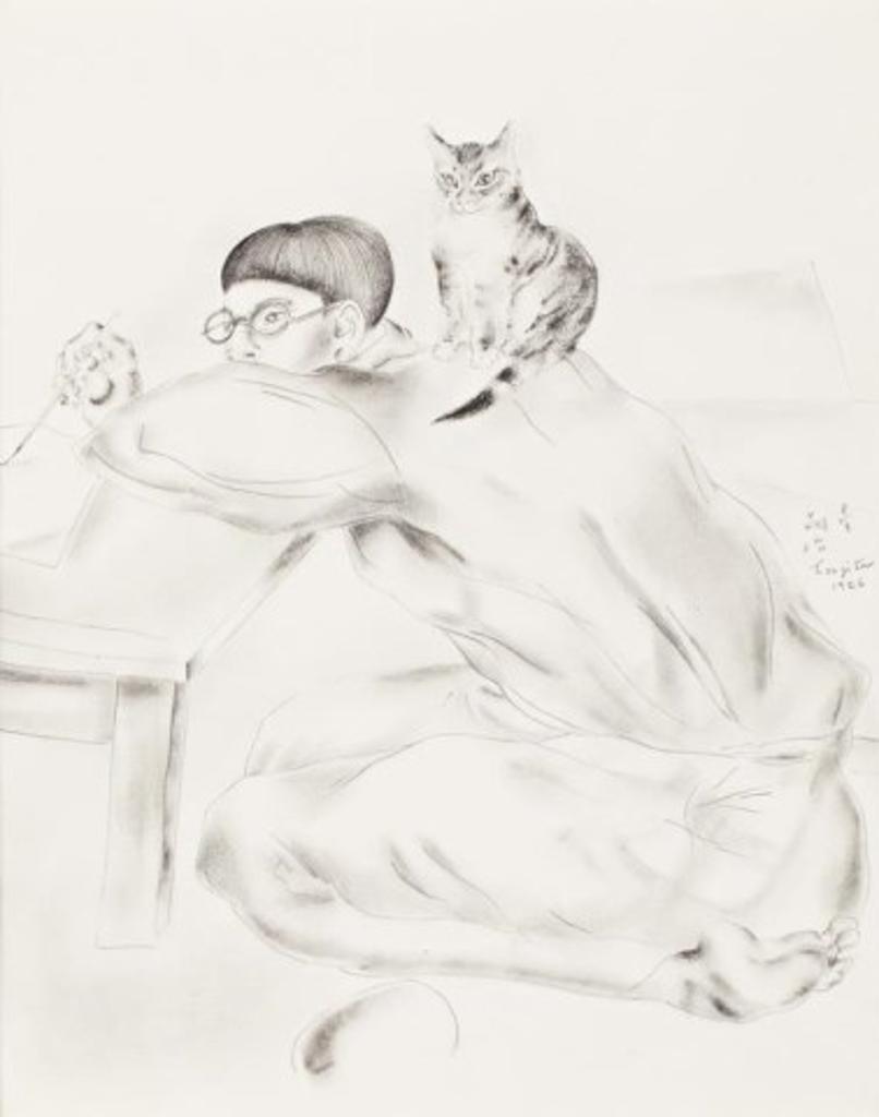 Tsuguharu Leonard Foujita (1886-1968) - Study for Mon Portrait