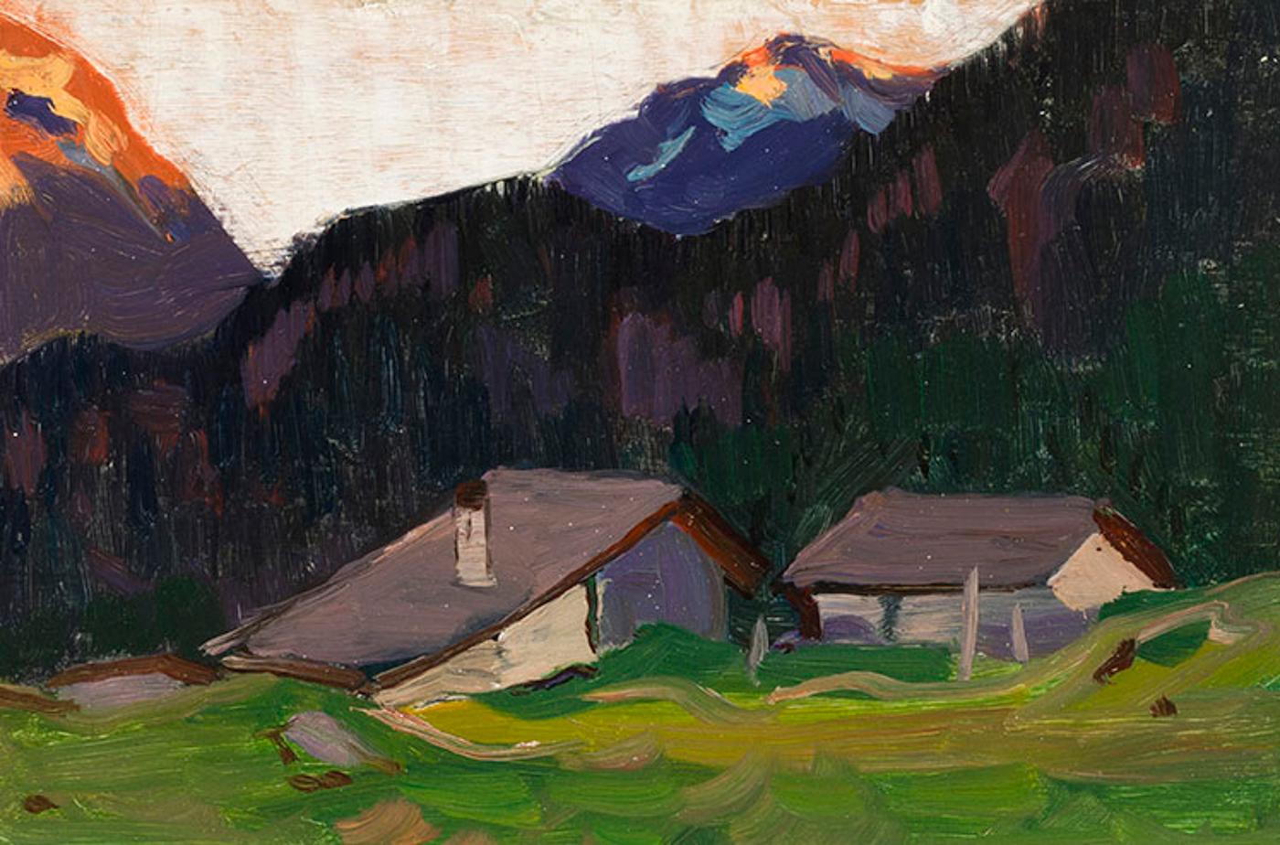 Clarence Alphonse Gagnon (1881-1942) - Sans titre (Lumière du matin)