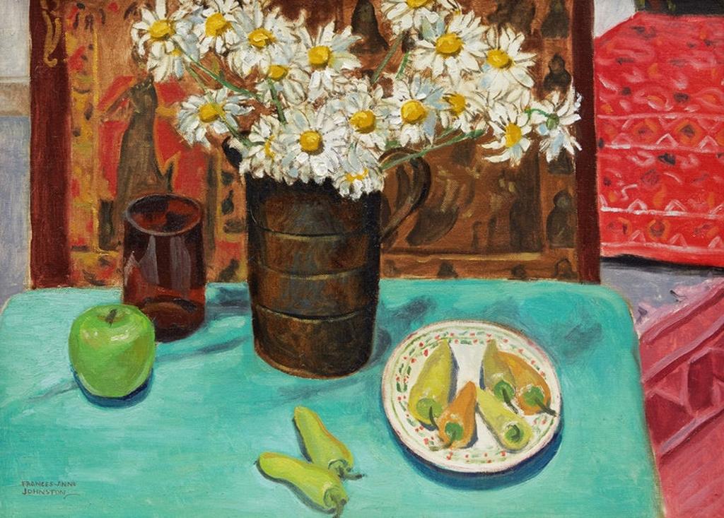 Frances Anne Johnston (1910-1987) - Daisies and Fruit