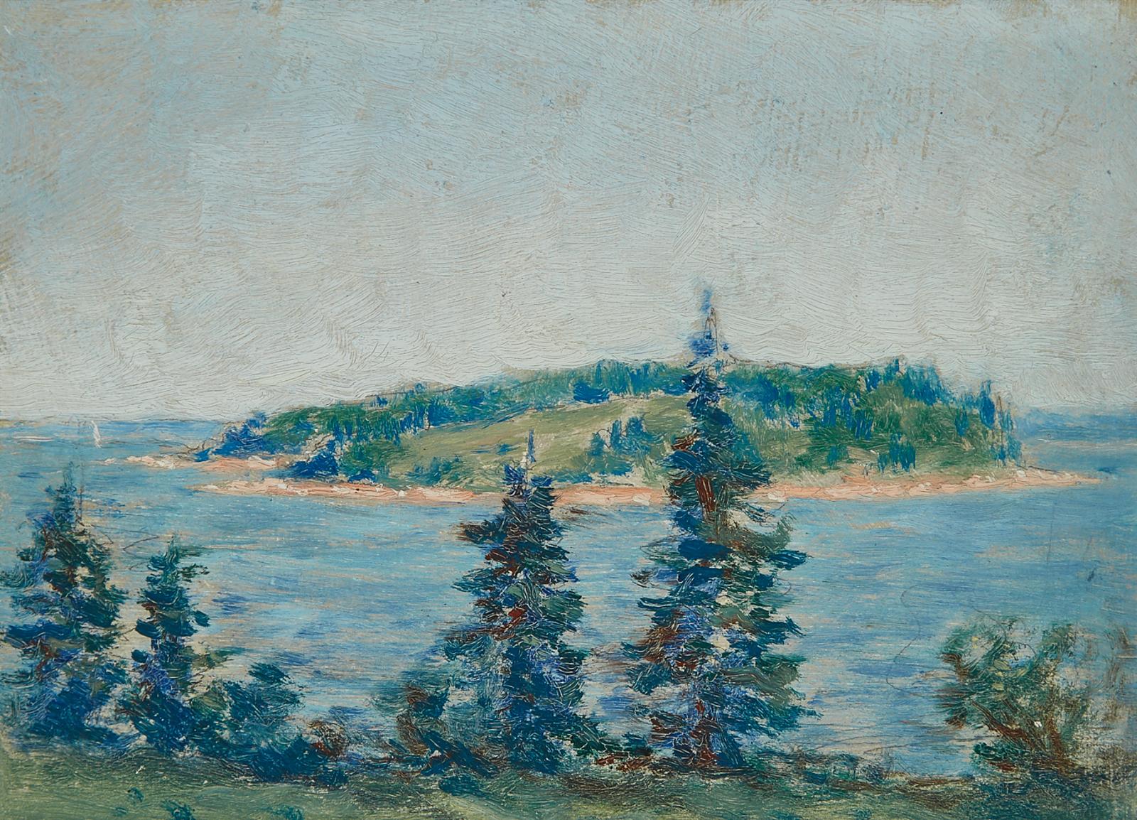 Robert Harris (1849-1919) - Andrew's Islands, Mahone Bay, N.S.; Foul Bay, Victoria, B.C.