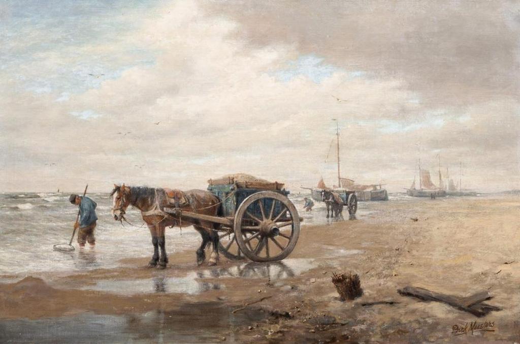 Dirk Meesters (1899-1950) - Cockle Fishers