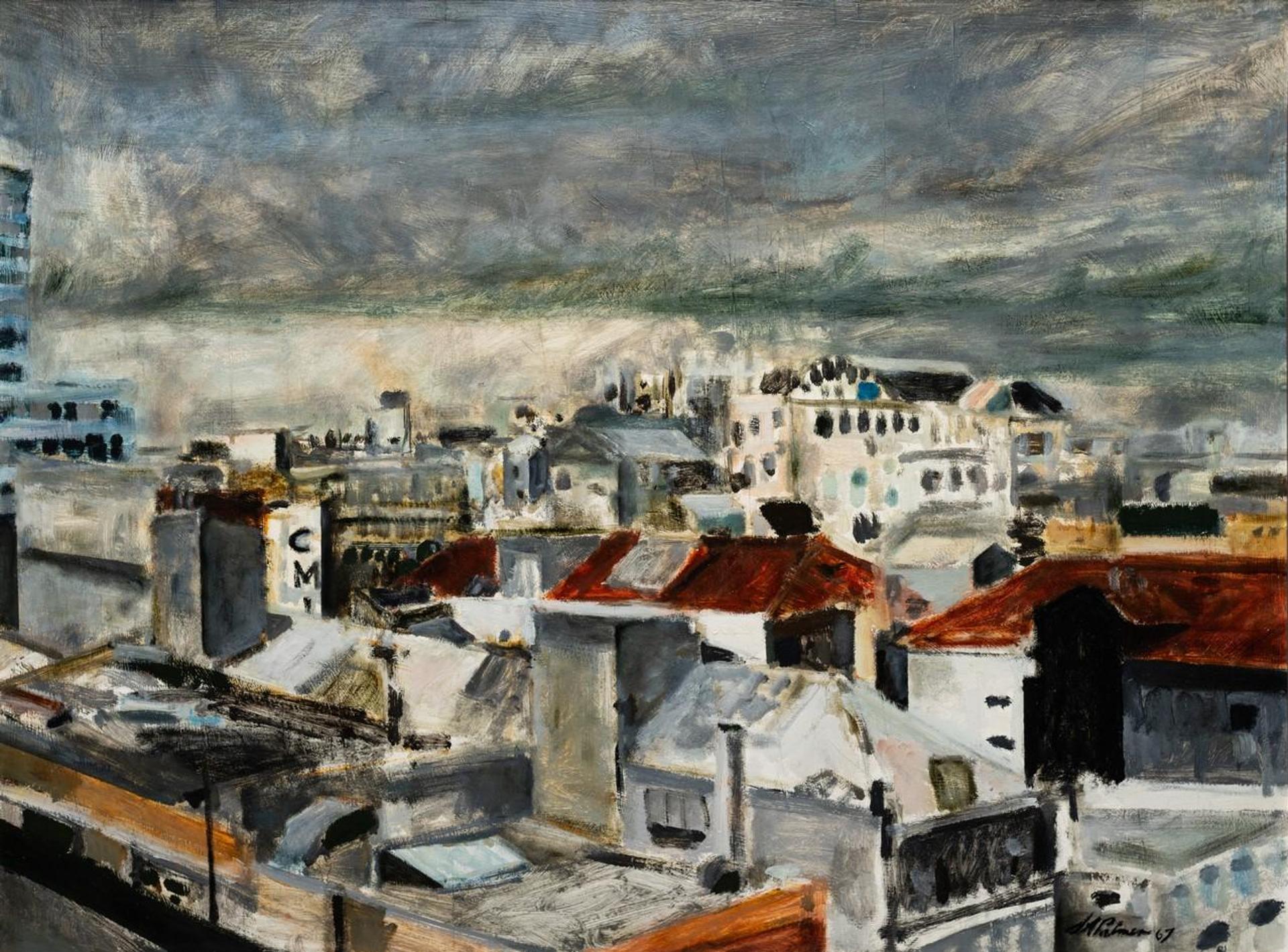 Stanley A. Palmer (1936) - City in Grey and Black